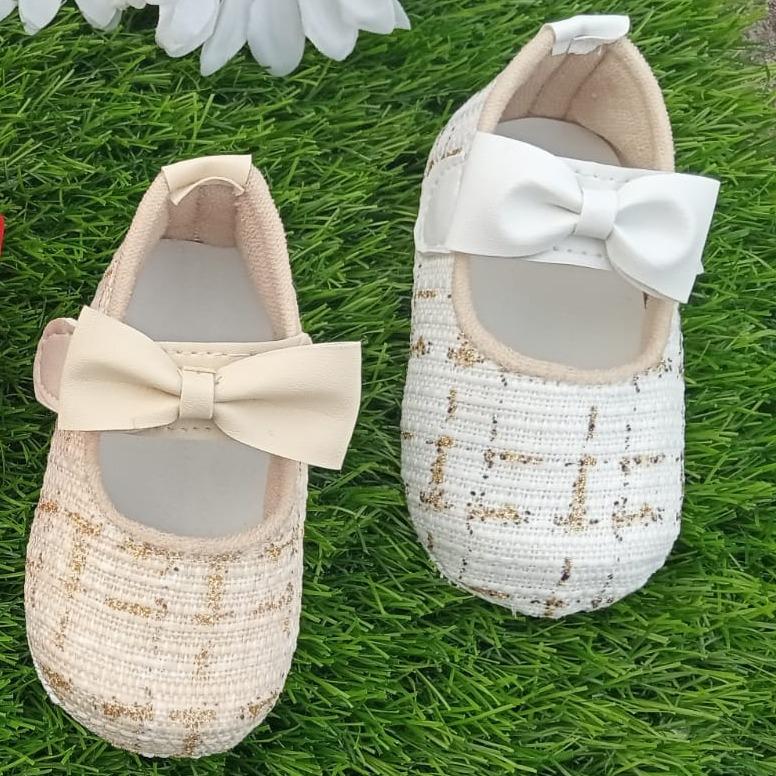 SEPATU PREWALKER BABY PREMPUAN MOTIF PITA GARIS UNTUK USIA 0-12 BULAN 8