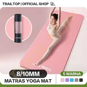 [READY] TrailTop Yoga Mat NBR Matras Olahraga With Tas Matras Yoga Anti Slip Karpet Olahraga Tebal 10 mm