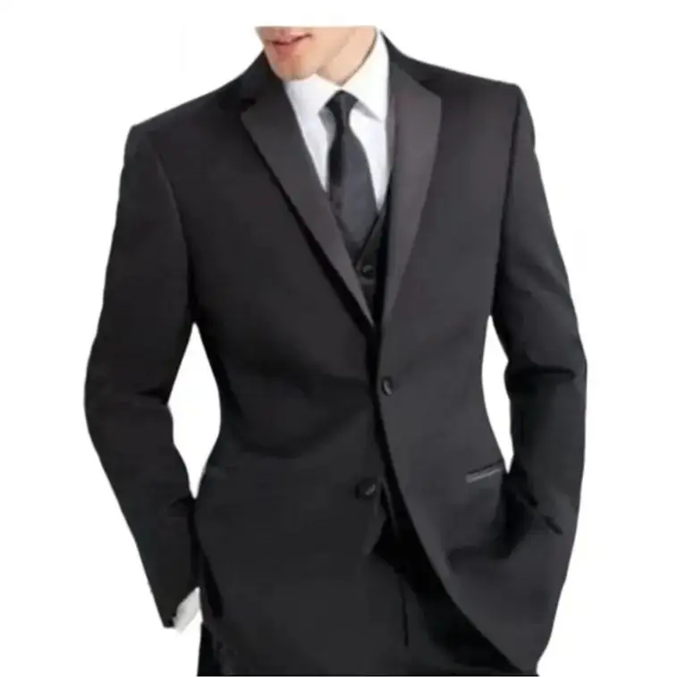 Jas Hitam Pria Jas Hitam Wisuda Jas Formal Slimfit Modern Elegan Jas Premium Blazer Smp Almamater Jas Nikah Jas Pesta Jas Resmi laki Laki Polos Lengan panjang Kantor Slim Fit Celana Pengantin Semi