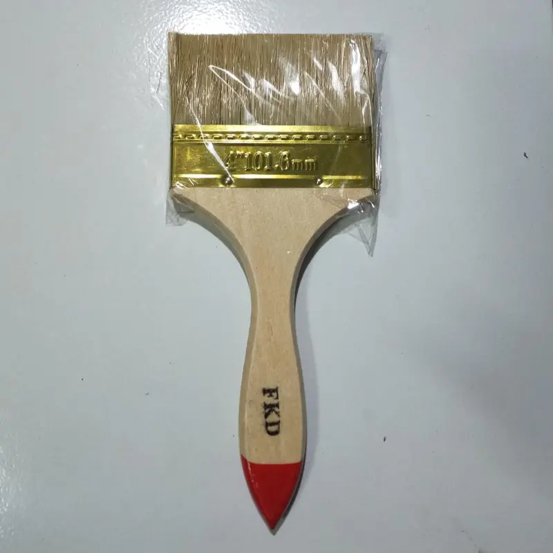 KUAS CAT TEMBOK CAT BESI 4 INCH KUAS CAT KAYU PAINT BRUSH 4" BULU LEMBUT TEBAL 3