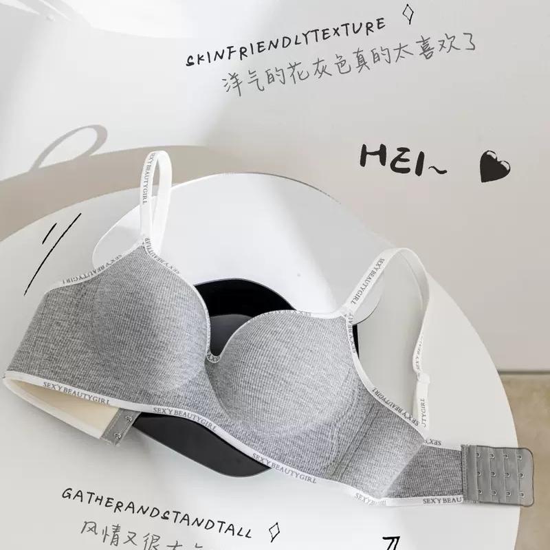 Comfort Bra Wanita Nyaman 4 PCS BH/BRA WANITA NYAMAN 911 Bra Tanpa Jahitan Kawat Busa Tebal Size 34-42 Cup A/B Tipis