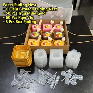 Cetakan Puding Nest, Bisa Dikukus, Size 7 cm