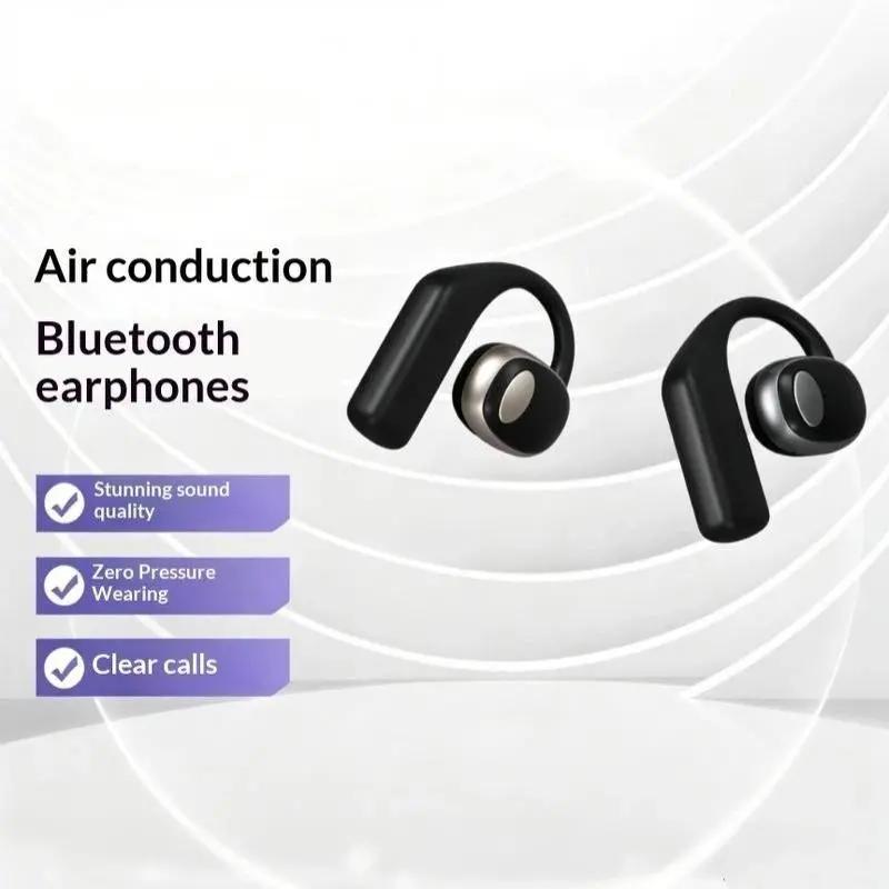 Mở tai không dây Bluetooth earbuds có thể điều chỉnh Earhook LED hiển thị điện…