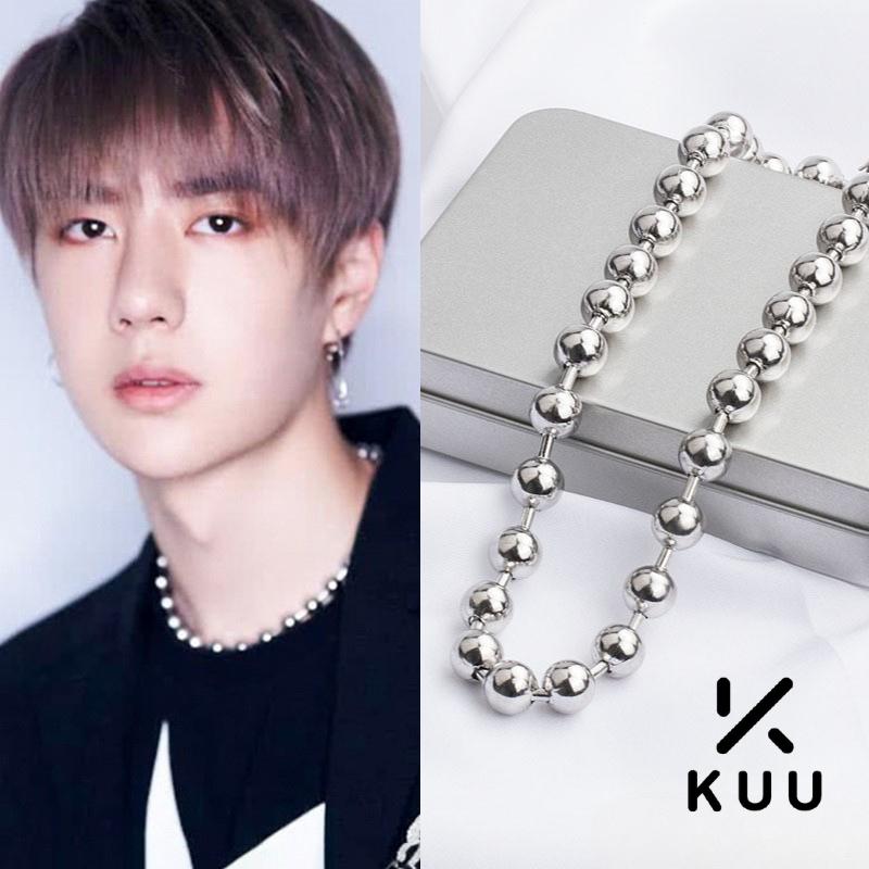  Dây chuyền nam nữ chuỗi bi tròn BallChain KuuClothes nhiều size cá tính titan không gỉ - Vòng cổ BallChain 
