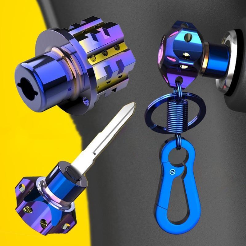  Vỏ Bọc Đầu Chìa Khóa CNC Hình Lục Giác Bằng Titan Thông Dụng Cho Xe Máy Vỏ Bọc Chìa Khóa CNC Hình Lục Giác Thông Dụng Cho Xe Máy 