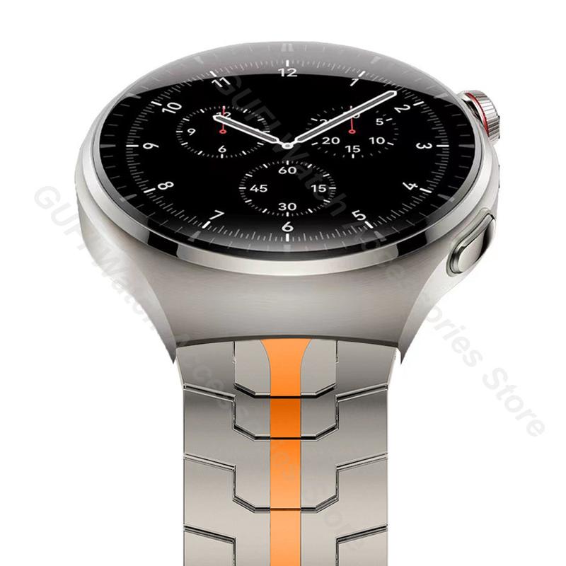 Dây đeo bằng thép màu titan cho Huawei Watch 4 Pro 3 43 46mm, dây đeo thể thao cho Samsung Galaxy 6 3/4/5 42 44mm 20 22mm cho Seiko 1