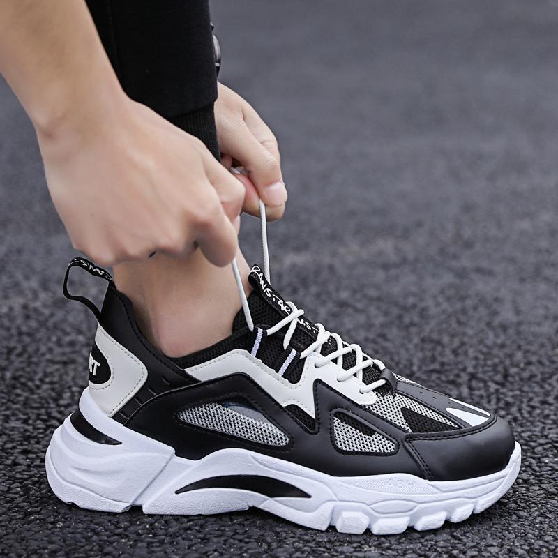 Product Introduction of [COD] Sepatu Olahraga Pria Baru, Sepatu Olahraga Trendi Sol Tebal Bersirkulasi Jaring, Sepatu Olahraga Lari Kasual Penambah Tinggi Badan Pria Serbaguna, Sepatu Kasual Casual Running 5