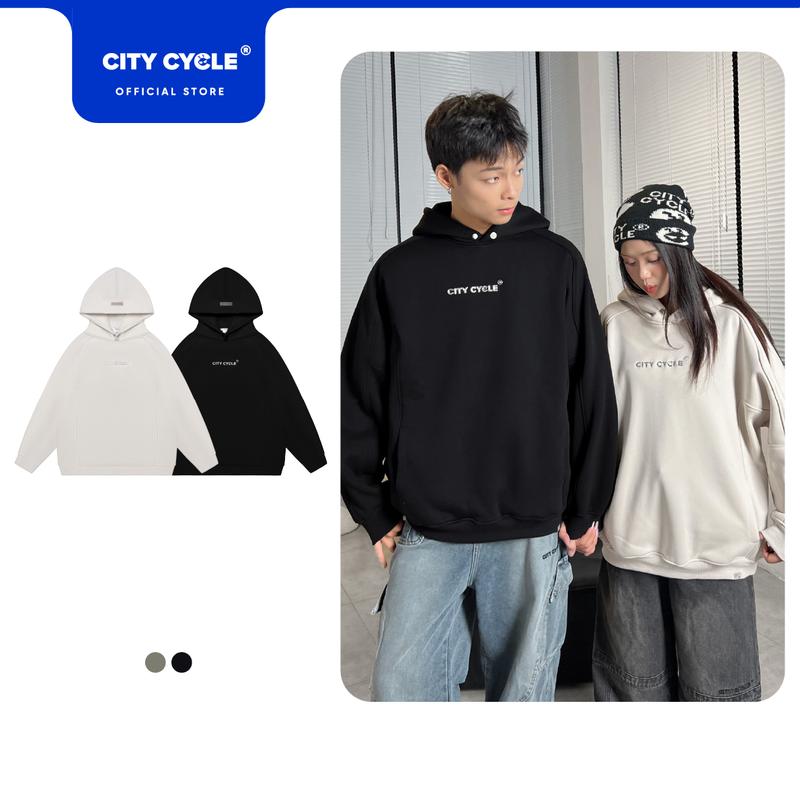 City Cycle Áo Hoodie Nam Nữ Dày Nỉ Mùa Thu Đông Hover Kiểu Dáng Unisex Form Rộng Chất Liệu Nỉ Lông Cừu Bền Đẹp Chính Hãng