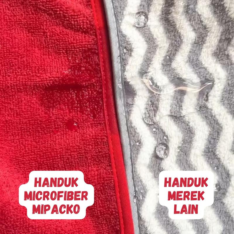 Mipacko Kain Handuk Mandi Dewasa Microfiber Pria Wanita Anak handuk  murah towel 3