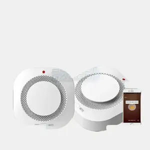 Tuya Smart Life Smoke Detector WiFi Alarm Sensor Asap Kebakaran 80dBTerlaris
