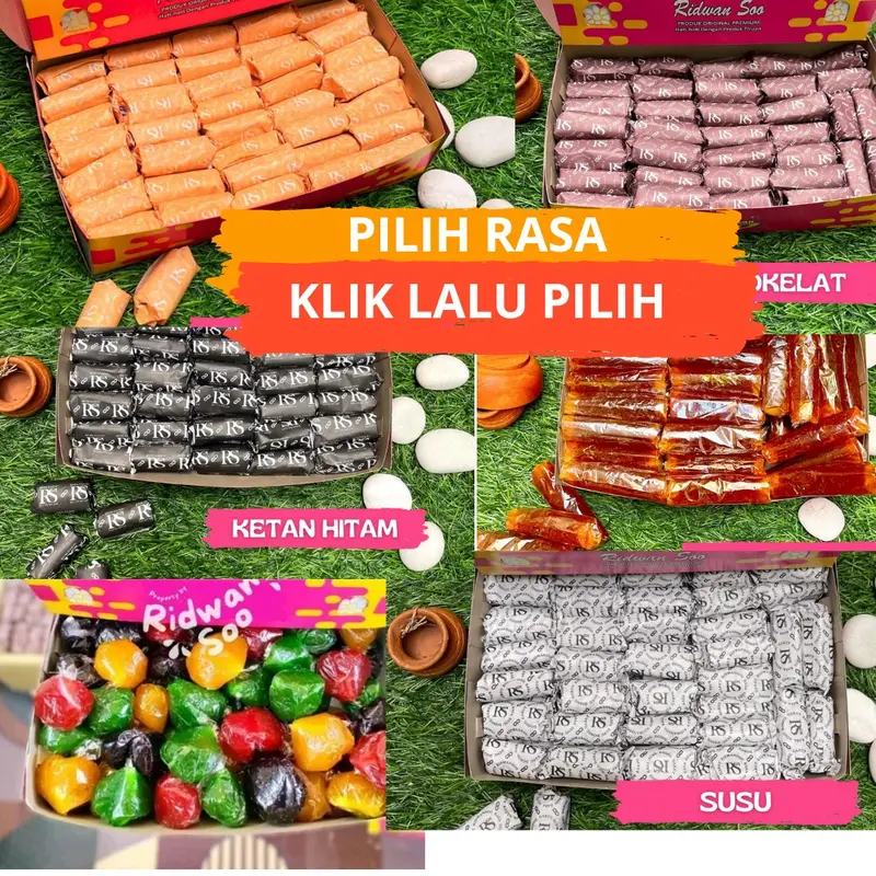 Dodol Garut 1 Kg Pilih Rasa FREE BONUS 7