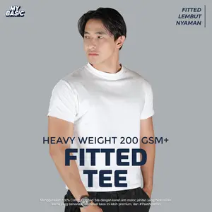 MyBasic Fitted Tee Heavy Weight 200 GSM Premium