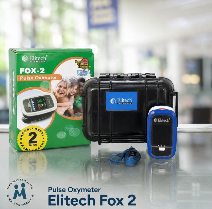 Gambar Pulse Oximetri Oximeter Oxymetry Elitech Fox 2 dari Mastha Medica Sby Kota Surabaya Tokopedia
