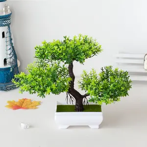 Artificial Plants Decoration Potted Bonsai Small Tree Pot Fake Plant Potted zen garden Ornaments Table Home Room Decoration - PJ00059
