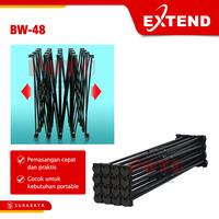 Gambar Stand Display Banner Poster Backwall Backdrop 3x6m Extend BW-48 Besi Hitam - 52 pengunci rangka dari Foyu Photo Kota Administrasi Jakarta Selatan 5 Tokopedia