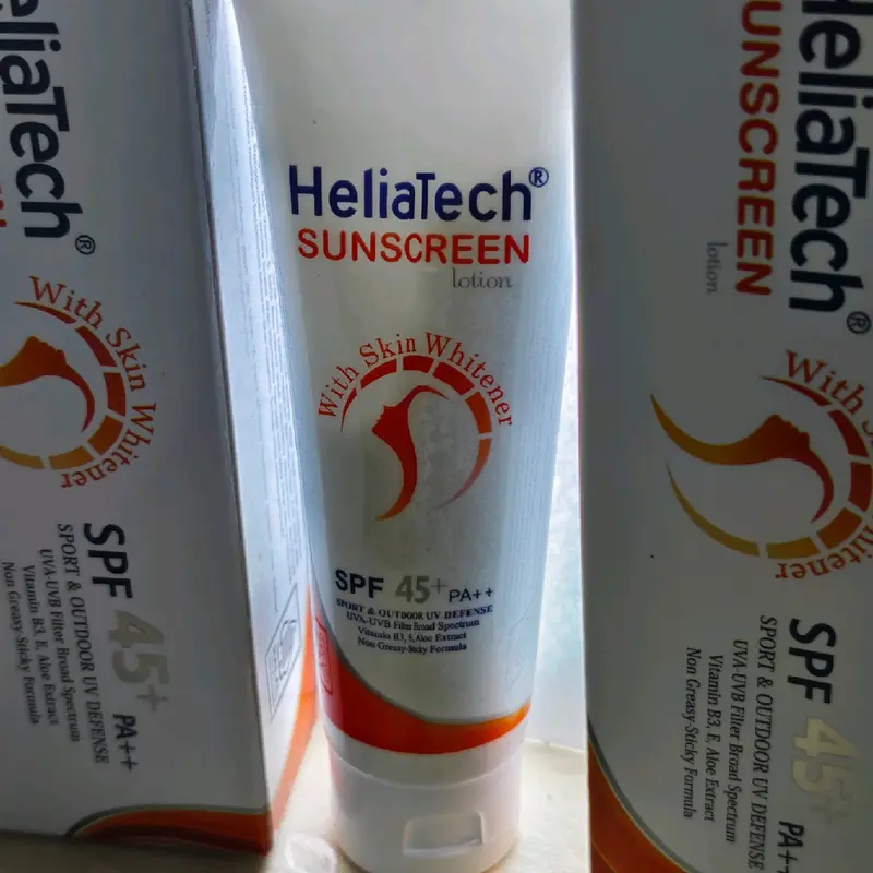 Heliatech lotion 30g. Sunscreen SPF 45+ Untuk Perlindungan Kulit dari Sinar Matahari - Facial, Wajah 4