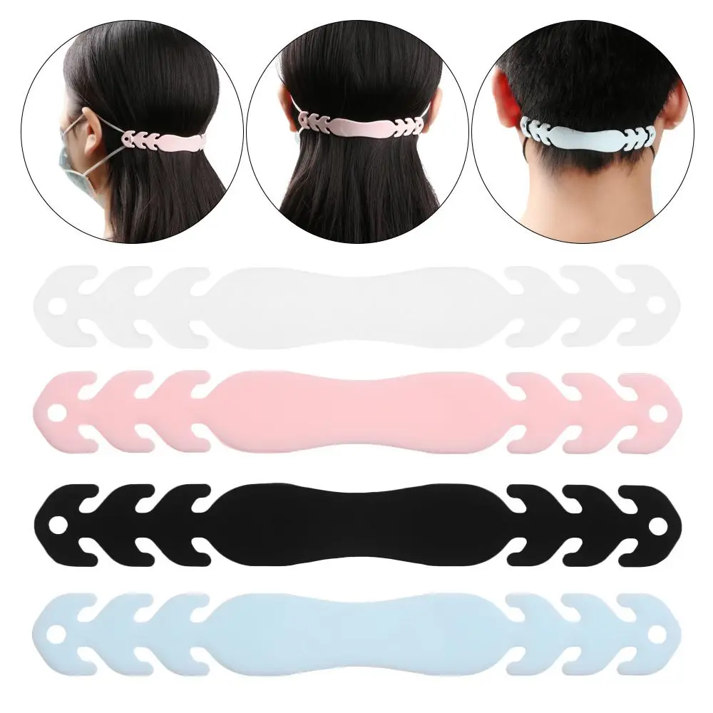 Black PPE Ear Pain Masks Adjustable Strap Hook Strap Face Mask Extender Ear Saver