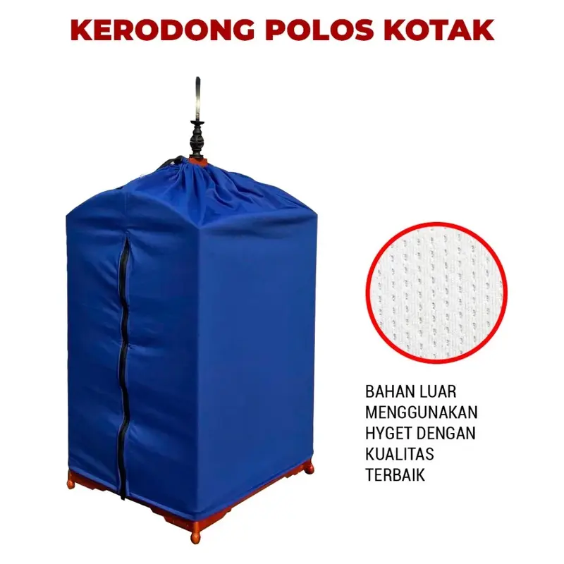 Kerodong Polos Sangkar Kotak Double Layer Umi Kasum | Krodong Kotak Kosan Semua Burung 4