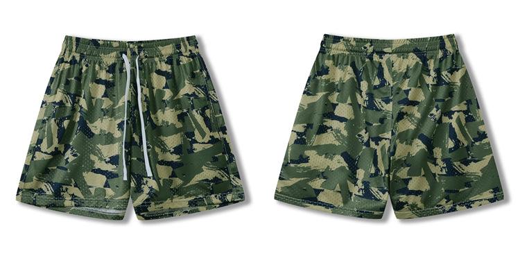 Product Introduction of Casual athletic shorts, tide quick-drying, basketball mesh, breathable, leopard print, casual running, loose summer Menswear Lingerie Tropical Bestie Operator 6