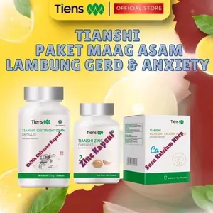 Suplemen Asam Lambung Tiens Tianshi Chitin Chitosan Detox Nutrisi Zinc Kalsium Murni