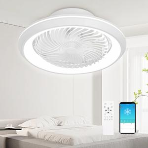 led シーリングファンライト サーキュレーター付き 10~12畳 無階段調光/調色 6階段風量調整 DCモーター天井扇 ≥5000LM LED 42W 250W相当 2025年の新モデル led ファン付きシーリングライト ファン正逆回転 さらに360°回転＆首振り機能節電 省エネ 簡単取り付け 工事不要 寝室 和室 天井照明 リモコン/説明書付 Φ49CM（丸形引掛）