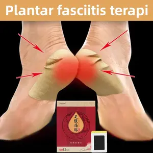 COD Plantar Fasciitis Terapi 12PCS Heel pain relief patch Koyo Kaki Pereda Nyeri Obat Sakit Tumit Telapak Kaki Sakit Nyeri Tumit Kaki Kesemutan Dan Bengkak Efektif