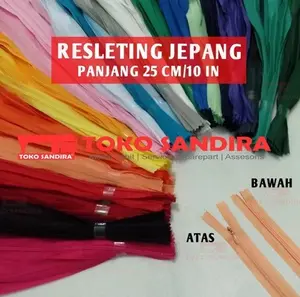 12 Pcs Resleting Jepang 25 Cm/10in/Sleting jepang 25 cm/Resleting jepang murah
