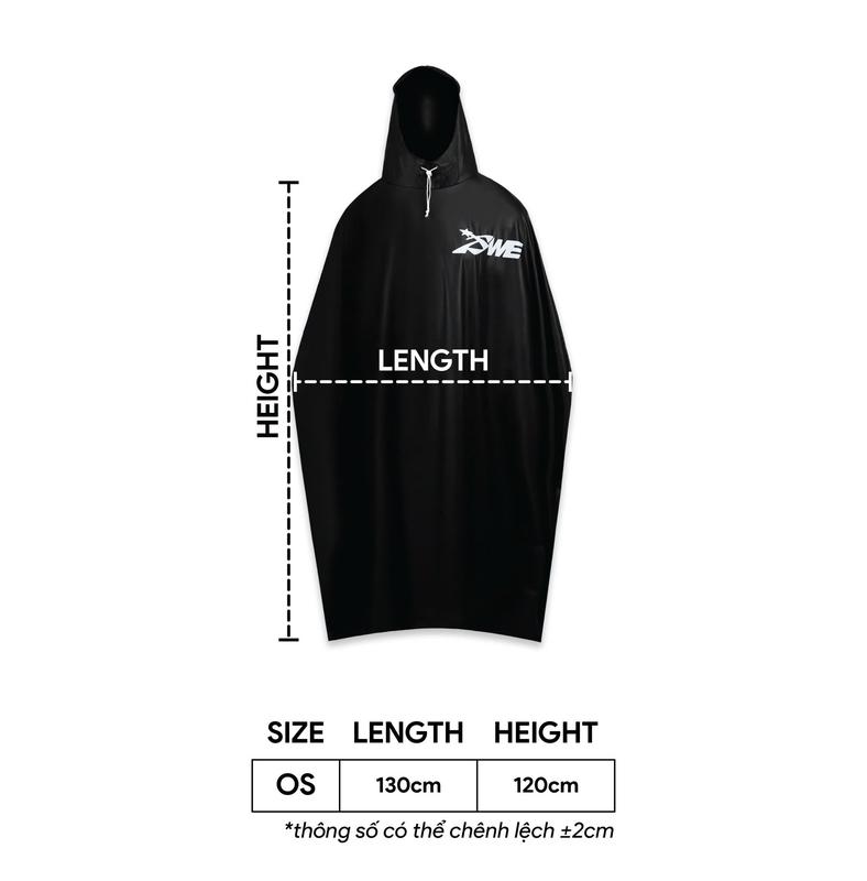 Áo Mưa Vải Dù Che Kín Xẻ Tà Local Brand SWE SWE RAINCOAT 5