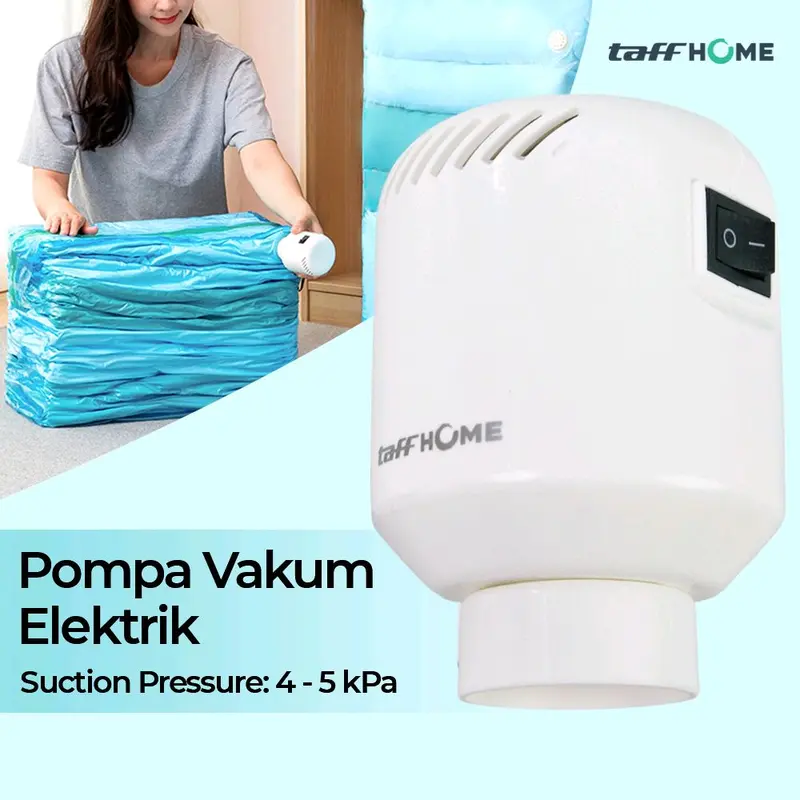 Pompa vakum elektrik vakum tas penyimpanan pakaian EU plug 0