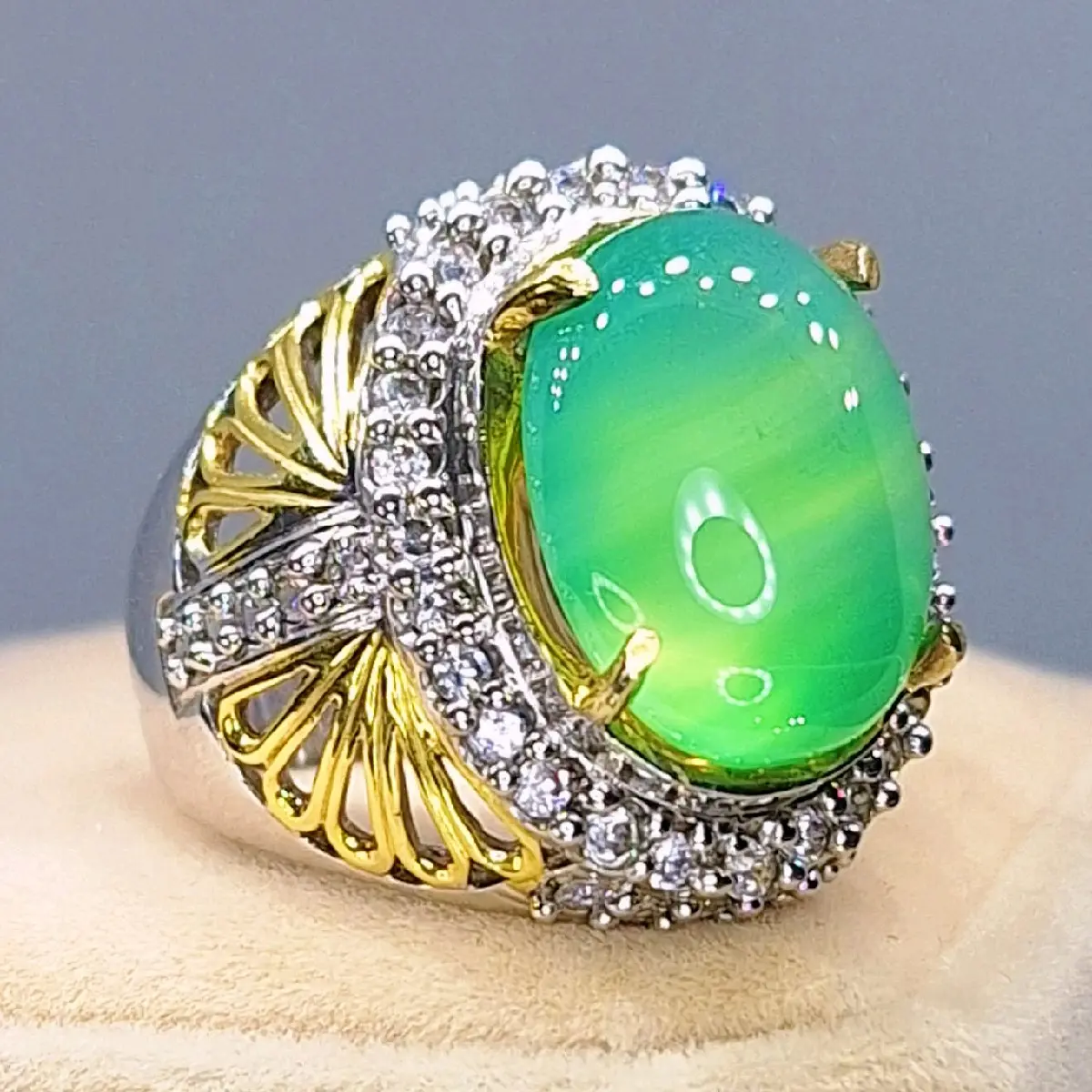 Natural Green Chalcedony CP GR026