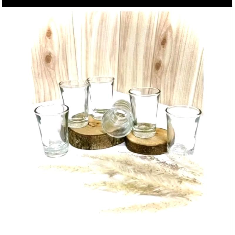 gelas sloki isi 6 pcs / gelas mewah / gelas mini / gelas kaca mini / gelas pesta / gelas sloki kecil / gelas mini isi 6pcs 3