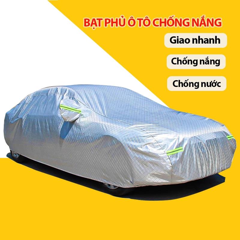 【MotoPlex Bạt phủ ô tô áo phủ trùm oto xe hơi 4,5,7 chỗ xe bán tải chống nước,nóng, chống xước chống mưa bụi bẩn lá