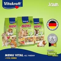 Gambar Vitakraft Menu Vital Rabbit Dry Food Premium Freshpack  - Makanan Pellet Kelinci Bernutrisi - 1 kg dari Java Petco Kota Administrasi Jakarta Selatan 1 Tokopedia