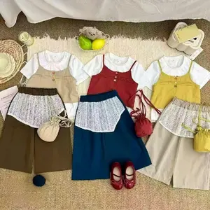 3-8thn Setelan 3in1 Celana Aqella Baju Anak Perempuan Cantik Terbaru Premium