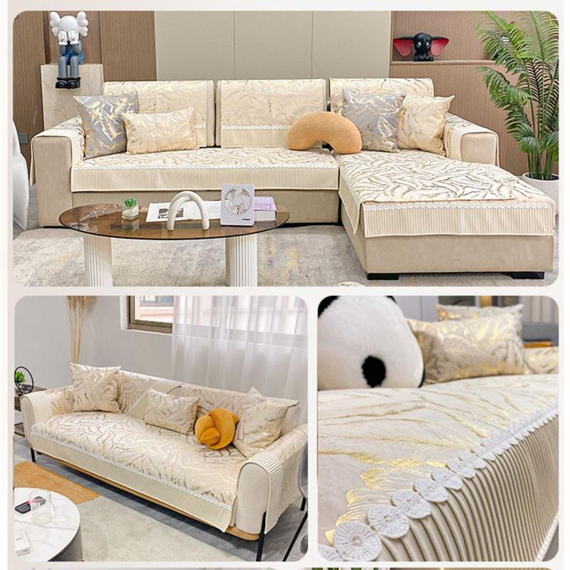 Product Introduction of Jacquard Lace Sofa Covers Anti-slip Soft Couch Protector Universal Four Seasons Slipcover Sofa Blanket for Living Room 22