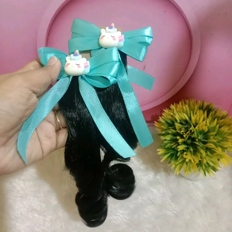 CEpit Rambut Curly Anak - 1 pasang kanan dan kiri Aksesoris Clips jepit Fashion 8