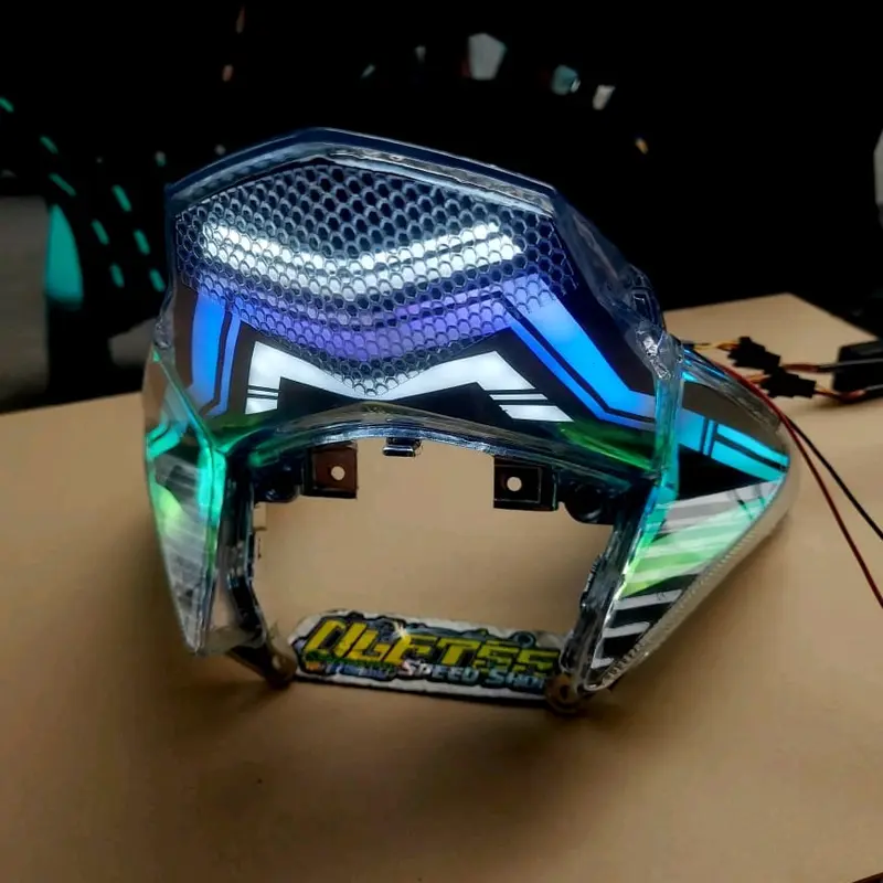 stoplamp Honda Vario125 custom RGB bluetooth , rem berubah warna pnp soket tinggal colok 2