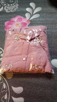Product Review of CLARA One Set Wanita Payet Mewah Linen Setelan Atasan Rok Kekinian from R**a 1