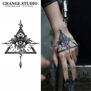 Hình Xăm Tạm Thời, Hình Xăm Mắt Chúa, Kéo Dài Trong 15 Ngày, Không Thấm Nước, Không Lo Sợ Ma Sát. Miếng Dán Hình Xăm