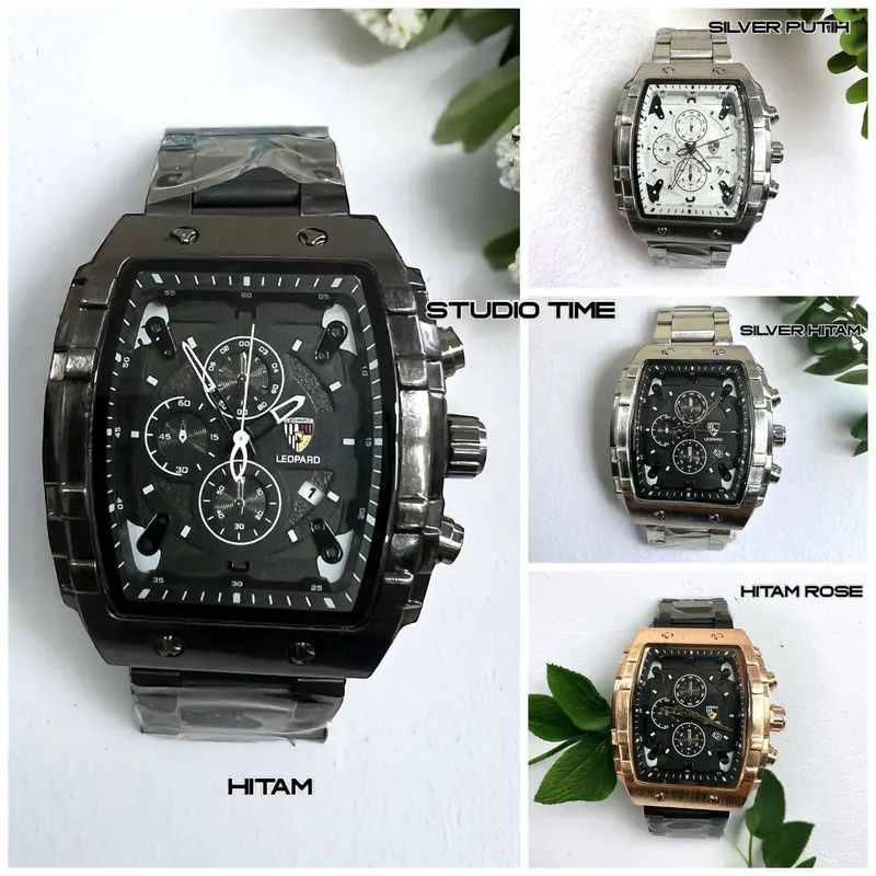 (LEOPARD A21) Jam Tangan LEOPARD Original Chrono  Sport Stanless Stell Water Resist A21 2