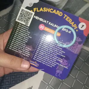 Membuat Kalimat Sederhana SPOK - Flashcard Terapi Kartu Wicara Speech Delay Autis ABK