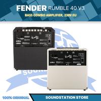 Gambar Fender Rumble 40 V3 Bass Amplifier | Ampli Bass 40 Watt Original - BLACK dari SoundStation Store Kota Tangerang Selatan 2 Tokopedia