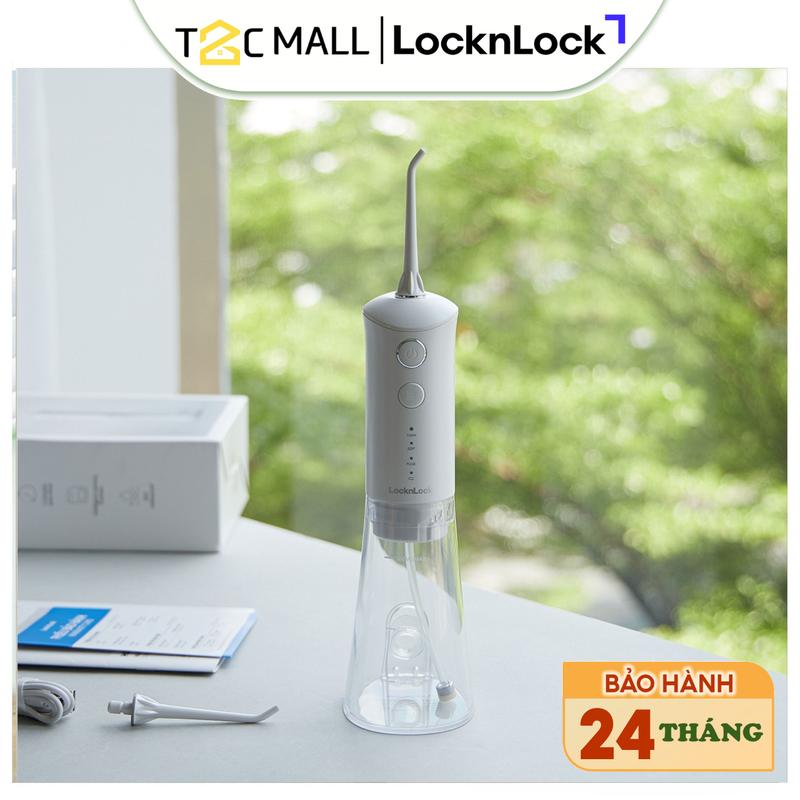 Máy Tăm Nước LocknLock Oral irrigator màu Trắng 300ml 3 chế độ ENR164WHT - T2C Mall