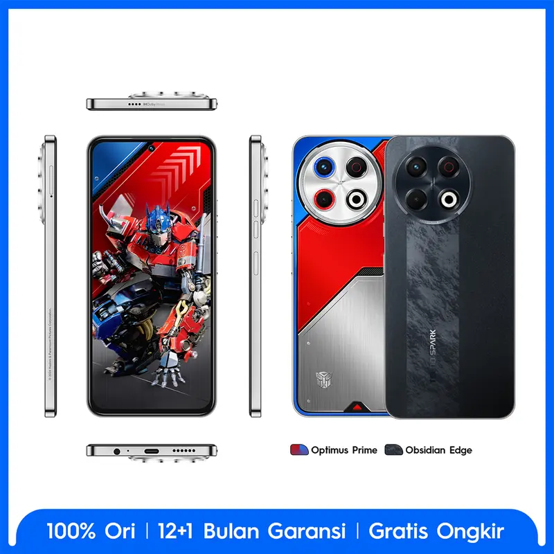 [Matpecistore] TECNO SPARK 30 Pro - 8+8GB*+128GB, 120Hz Eye Care AMOLED Display, 108MP Main Camera, Super Wi-fi, 5.000mAh + Bypass Charging, MediaTek Helio G100, 4.5G Fast Network, Android 14, Garansi 12+1 Bulan 4