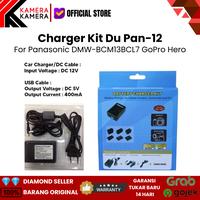 Gambar Charger Kit DU PAN 12 for panasonic DMW-BCM13BCL7 gopro hero dari KameraKamera Kota Administrasi Jakarta Pusat 1 Tokopedia