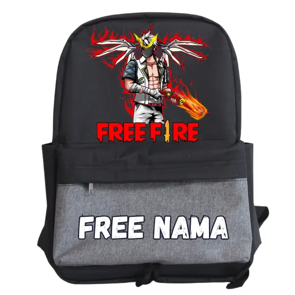 Tas Ransel Anak FREE FIRE Bersayap Merah BACKPACK Anak Sekolah CUSTOM GAMBAR FREE NAMA UNISEX Fashion tasanak tas  anak tas  koper tas  koper  tas  ransel