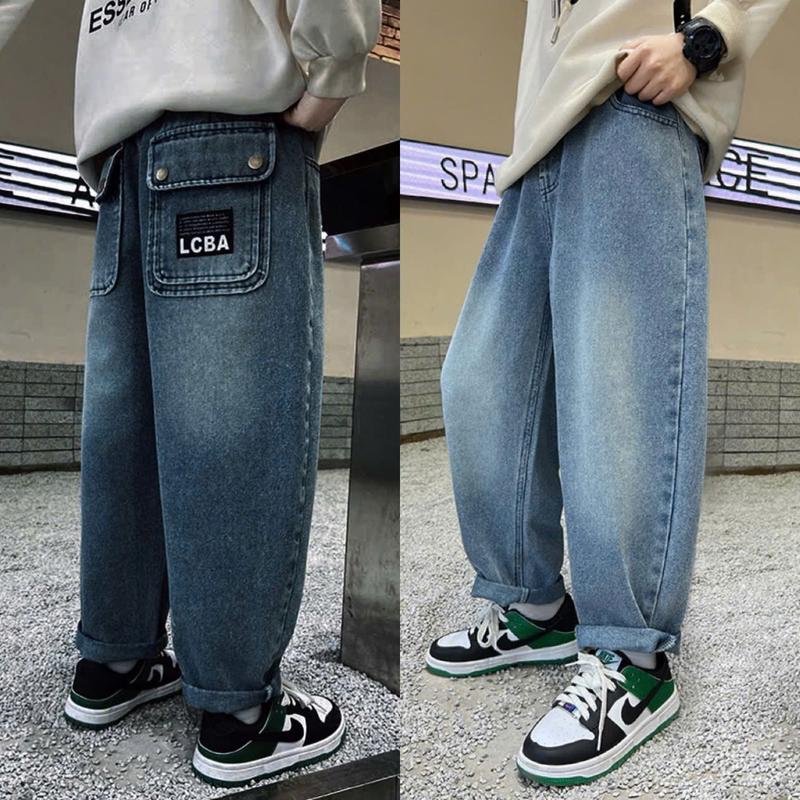 [M 5502. 14-62KG] Quần Jeans phom becghi Boy Năng Động Cho Bé Trai - Chất Liệu Jean Đứng Fom