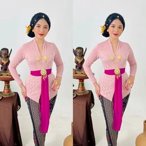 Promo Sale 45rb Kebaya Miskha Katun Strait Atasan Viral Wanita Panjang Dewasa