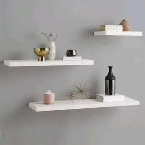 Rak Dinding Minimalis 3 Ambalan Satu Set 40-30-20 CM SLIM