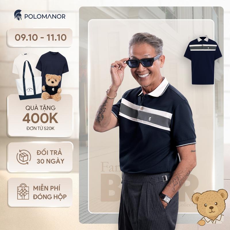 Áo polo nam cao cấp MAVEN, BST Summer Manor, chất liệu mới CVC Diamond, sang trọng - POLOMANOR